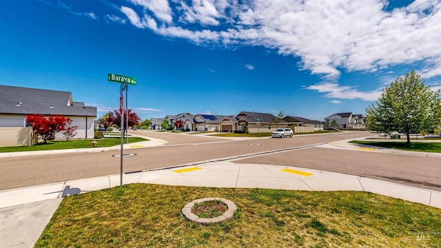 161 S Baraya Way, Meridian, ID 83642 - view of asphalt street featuring a residential view, sidewalks, and curbs