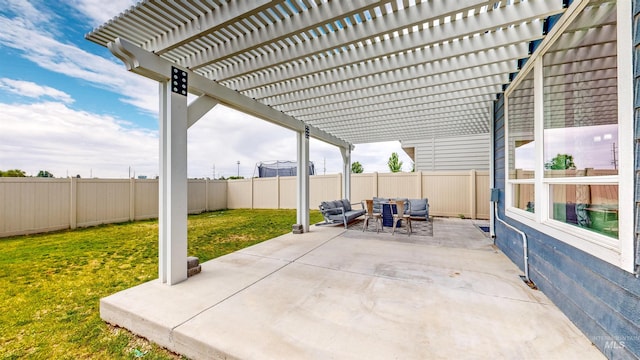 161 S Baraya Way, Meridian, ID 83642 - view of patio featuring a pergola