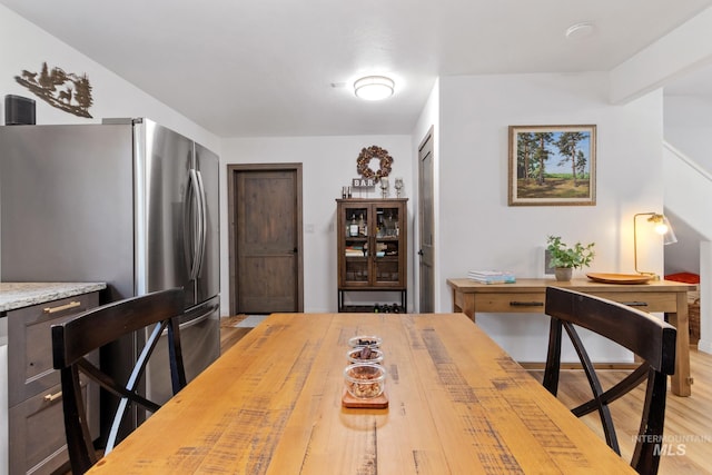 16 Grouse Rd, Idaho City, ID 83631 - dining area featuring light wood-style floors