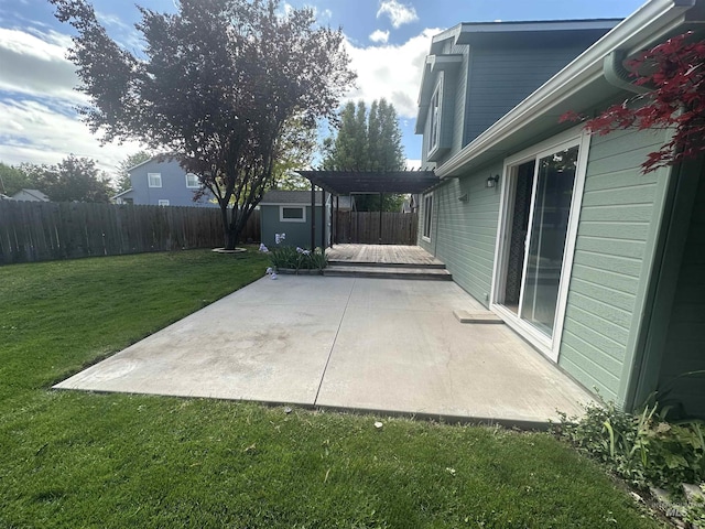 16928 N Chelford Loop, Nampa, ID 83687 - view of patio featuring a pergola