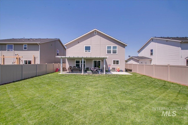 11299 W Taviton St, Nampa, ID 83651 - rear view of property with a patio area