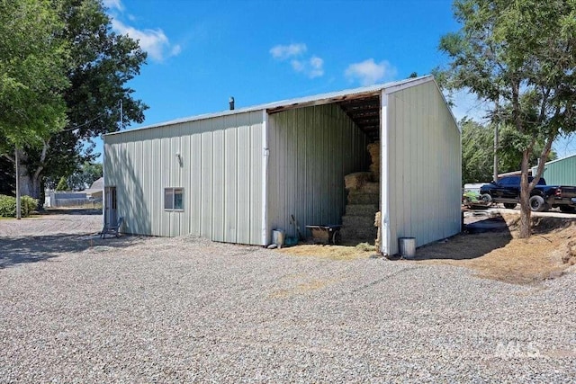 view of outdoor structure