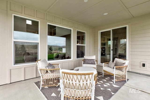 view of patio / terrace with outdoor lounge area