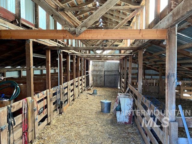 view of horse barn