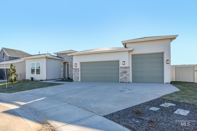 ranch-style house with a garage