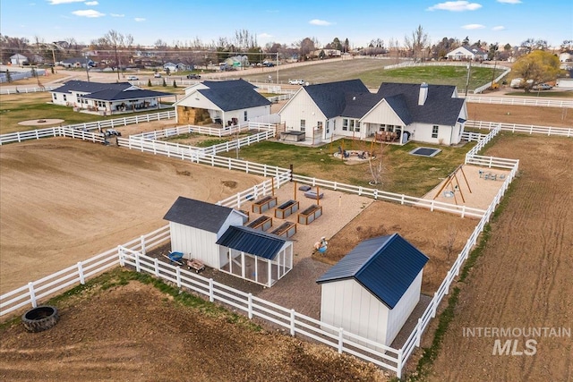 10935 Purple Sage Rd, Middleton, ID 83644 - aerial view with a residential view and a rural view
