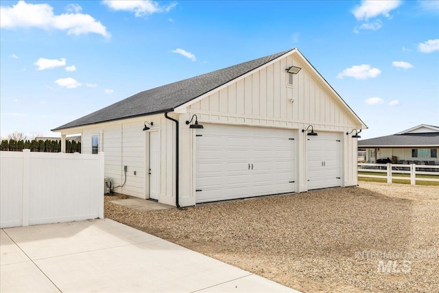 10935 Purple Sage Rd, Middleton, ID 83644 - garage with fence
