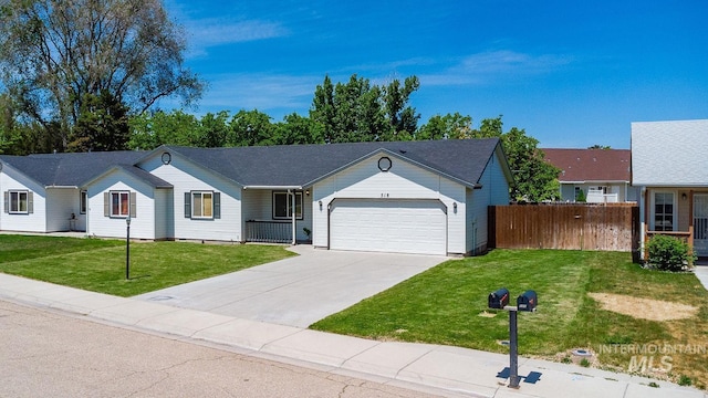 518 E Maryland Ave, Nampa, ID 83686 - ranch-style home featuring a garage and concrete driveway