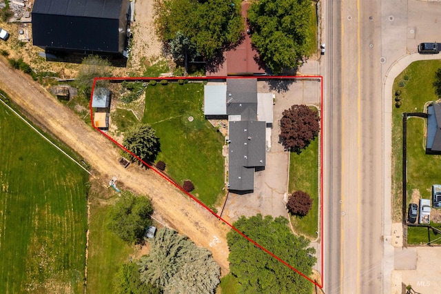1402 Southside Blvd, Nampa, ID 83686 - aerial view of property's location featuring property boundaries highlighted
