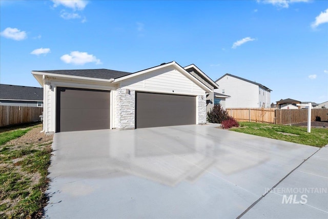 ranch-style house with a garage