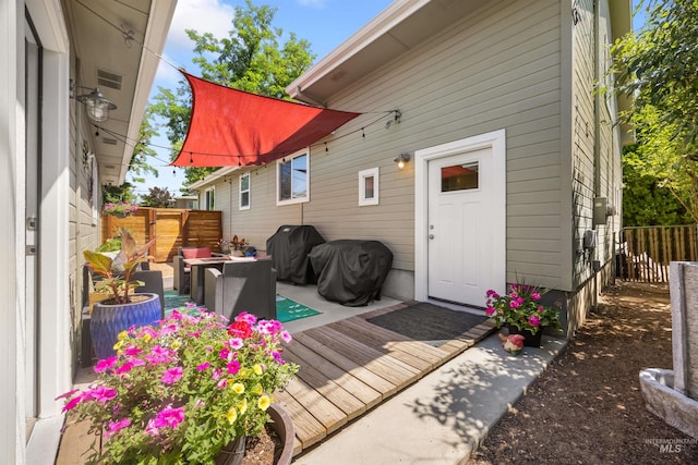 1309 S Pacific St, Boise, ID 83705 - view of exterior entry featuring a deck
