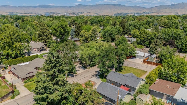 1309 S Pacific St, Boise, ID 83705 - aerial perspective of suburban area featuring mountains