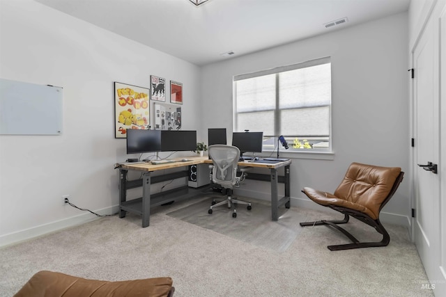 125 S Eagles Roost Way, Eagle, ID 83616 - home office featuring carpet and baseboards