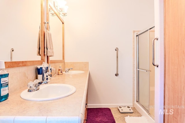 12 Blue Spruce Ct, Cascade, ID 83611 - full bath with a shower stall and double vanity