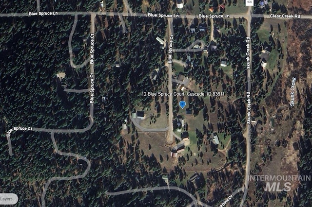 12 Blue Spruce Ct, Cascade, ID 83611 - map of property location