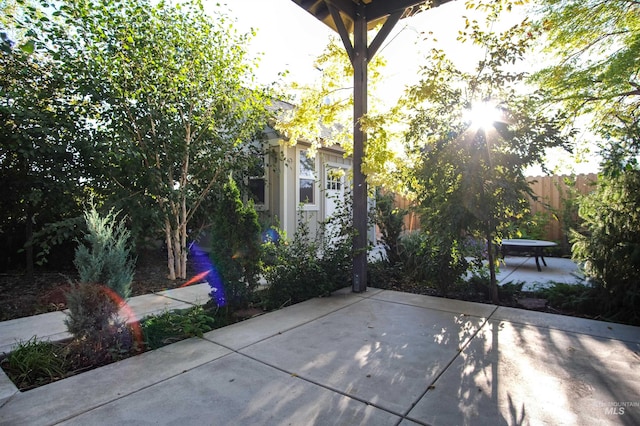 view of patio