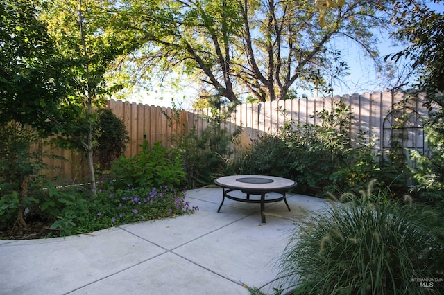 view of patio