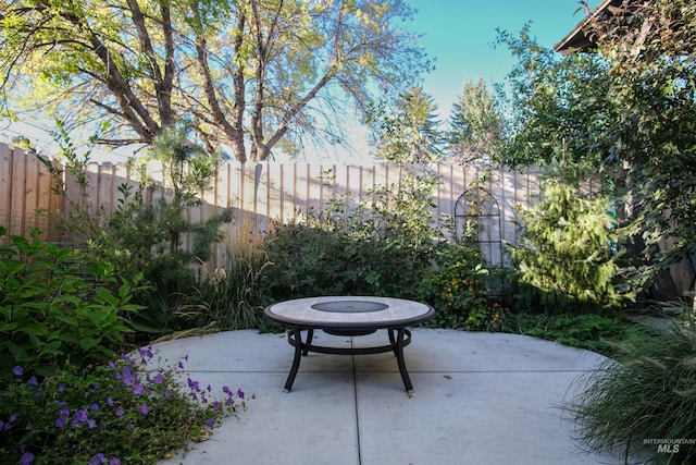 view of patio