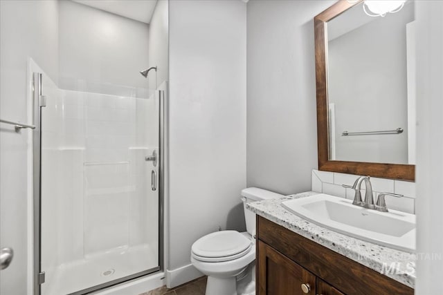 3631 S Pheasant Tail Way, Boise, ID 83716 - full bathroom with a shower stall, toilet, and vanity