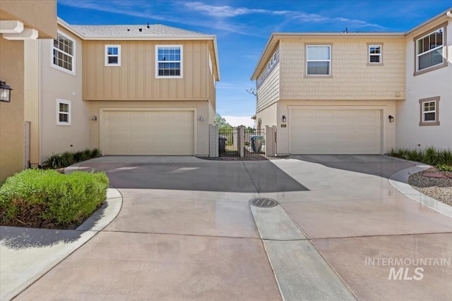 3631 S Pheasant Tail Way, Boise, ID 83716 - view of front facade with a garage, concrete driveway, and fence