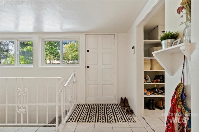 interior space featuring tile patterned floors