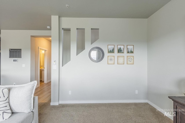 8228 S Bogus Ridge Ave, Boise, ID 83716 - living area featuring carpet floors and baseboards