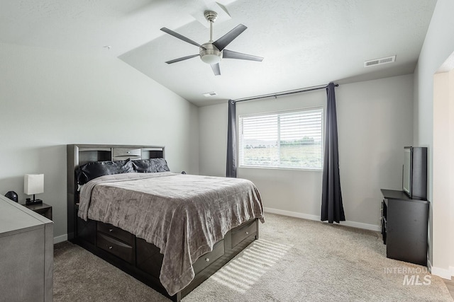 8228 S Bogus Ridge Ave, Boise, ID 83716 - carpeted bedroom with ceiling fan, baseboards, and lofted ceiling