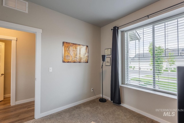 8228 S Bogus Ridge Ave, Boise, ID 83716 - spare room featuring plenty of natural light, baseboards, and carpet floors