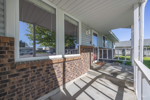 view of patio / terrace featuring a porch