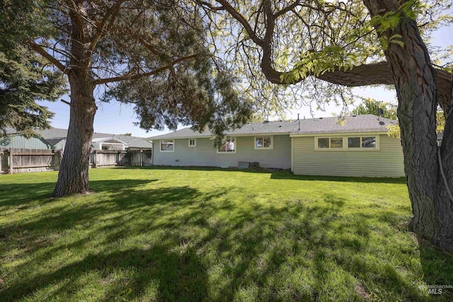 view of back of property