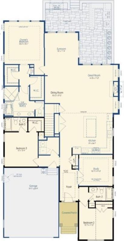 7927 W Rockhaven Dr, Eagle, ID 83616 - view of property floor plan