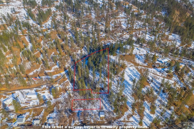 905 Dewey Ave, Orofino, ID 83544 - view of snowy aerial view