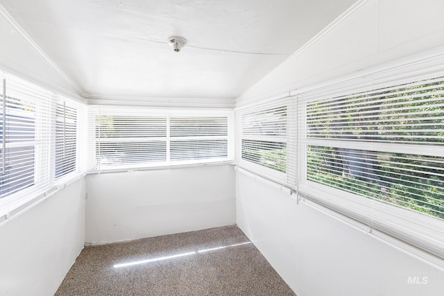 unfurnished sunroom featuring a healthy amount of sunlight