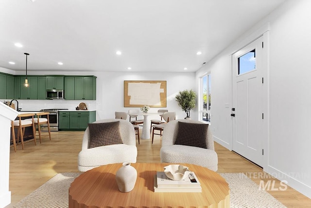 434 E Presidio Ln Lot 12/01, Eagle, ID 83616 - dining space featuring recessed lighting and light wood finished floors