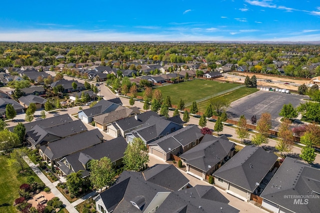 1457 Summerheights, Meridian, ID 83646 - birds eye view of property featuring a residential view