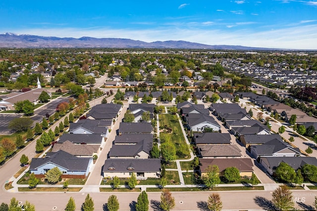 1457 Summerheights, Meridian, ID 83646 - bird's eye view with a residential view and a mountain view