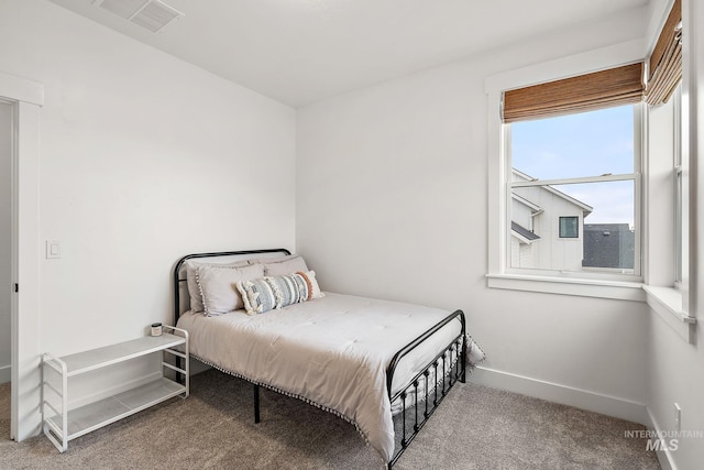 bedroom featuring carpet flooring