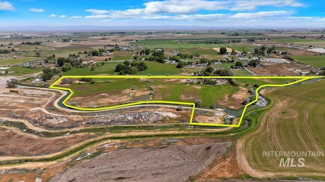 169W 200 N, Jerome, ID 83316 - aerial overview of property's location featuring property boundaries highlighted