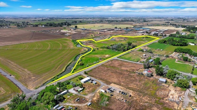 169W 200 N, Jerome, ID 83316 - aerial view of property's location with property boundaries highlighted