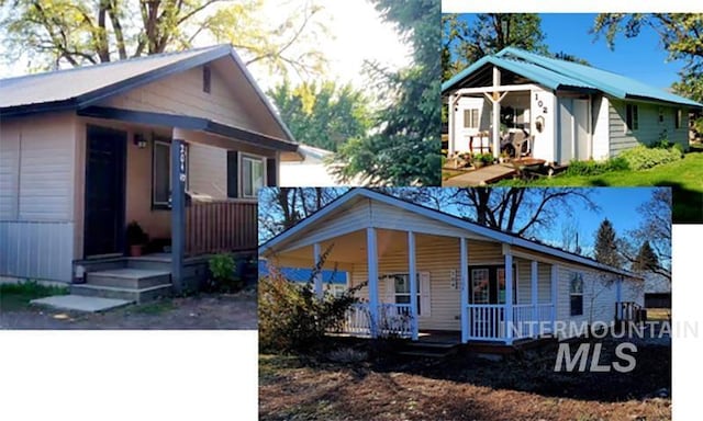 102 N Main St, Council, ID 83612 - view of front of home featuring covered porch