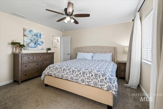 1902 E Birchwood Dr, Eagle, ID 83616 - bedroom with carpet flooring and ceiling fan