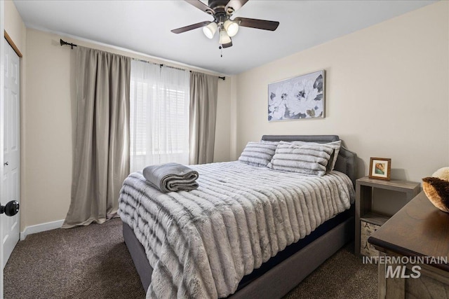 1902 E Birchwood Dr, Eagle, ID 83616 - carpeted bedroom featuring baseboards and ceiling fan