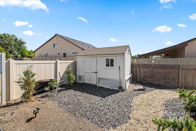 1902 E Birchwood Dr, Eagle, ID 83616 - view of shed with a fenced backyard