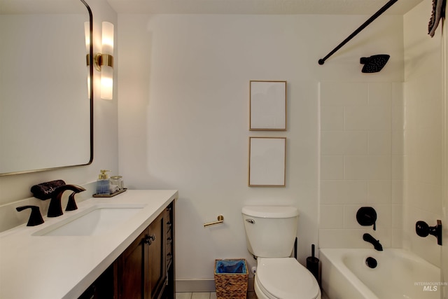 8561 W Goddard, Boise, ID 83704 - full bathroom featuring bathing tub / shower combination, toilet, and vanity