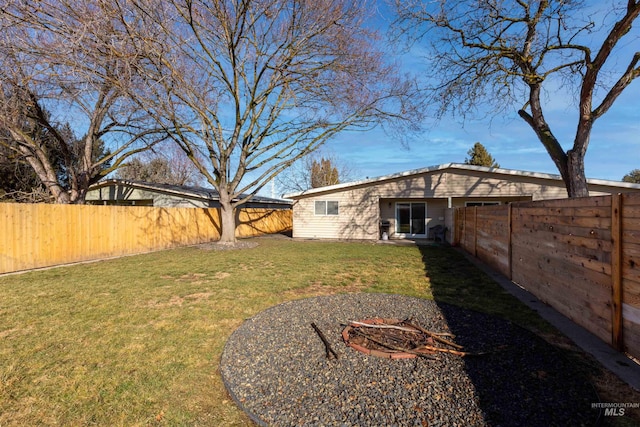 8561 W Goddard, Boise, ID 83704 - view of yard with a fenced backyard