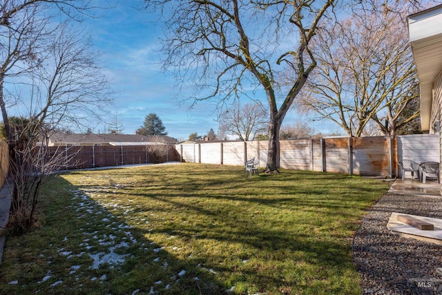 8561 W Goddard, Boise, ID 83704 - view of yard featuring a fenced backyard