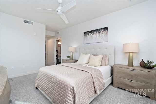 4184 E Haystack St Unit 206, Boise, ID 83716 - bedroom with carpet, baseboards, and a ceiling fan