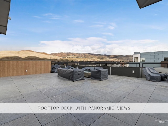 4184 E Haystack St Unit 206, Boise, ID 83716 - view of patio with a mountain view