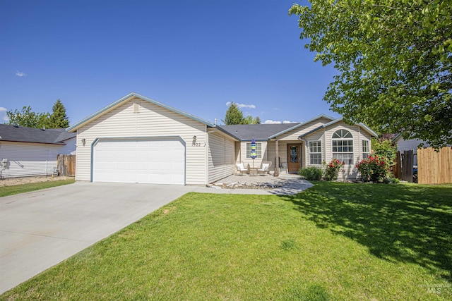 1922 S Panorama Dr, Nampa, ID 83686 - ranch-style home featuring an attached garage and driveway