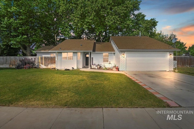 3118 Fircrest Ave, Caldwell, ID 83605 - ranch-style home featuring a garage and concrete driveway